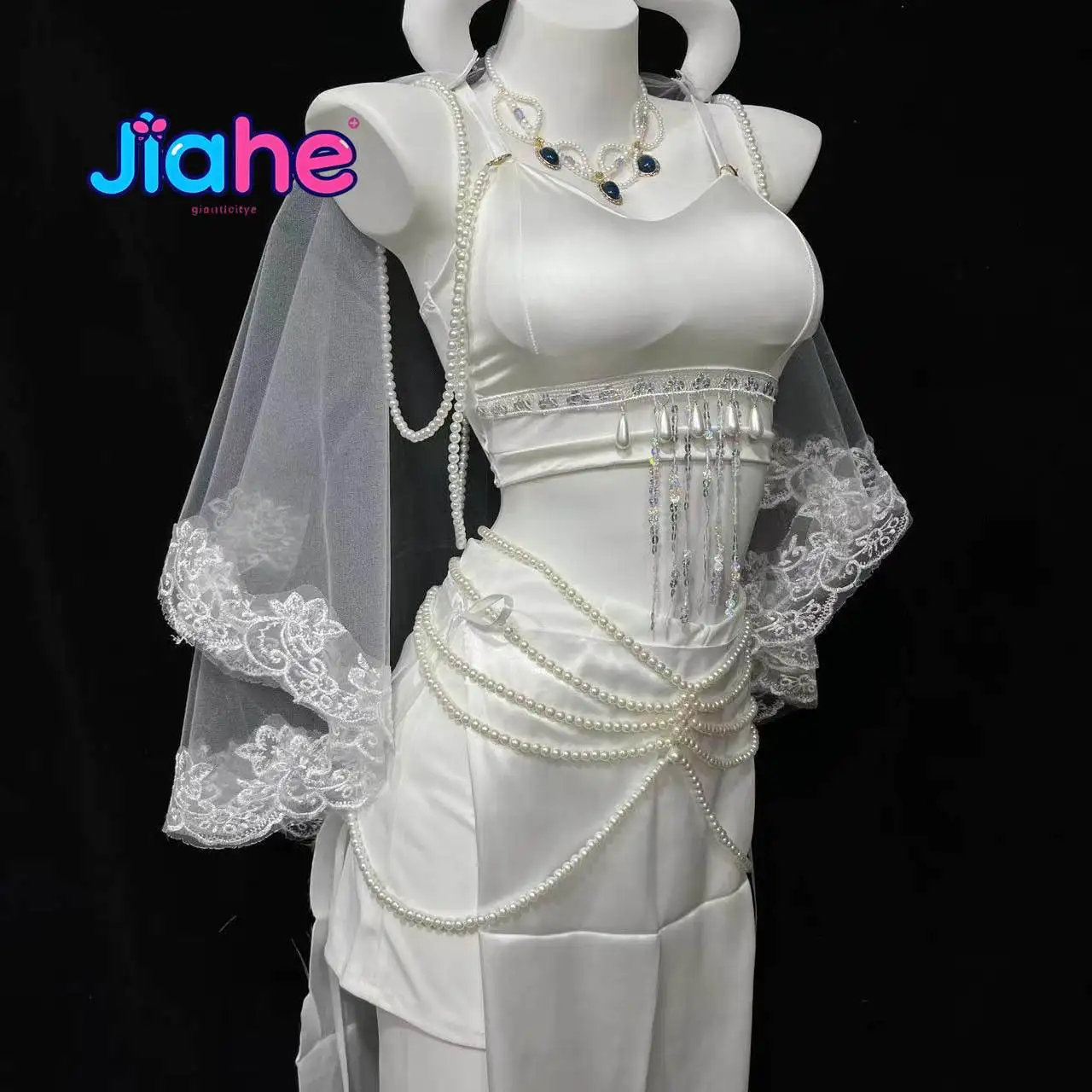 Fiona Gilman Priestess Game Identity Ⅴ Cosplay Costume Halloween Carnival Women's New Elegant Dress Headwear Props Uniform view 3