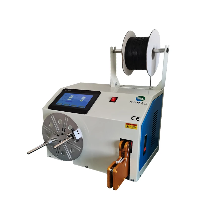 

SA-T30 Factory Direct Price Automatic electric wire power cord Coil Winding and tying Machine