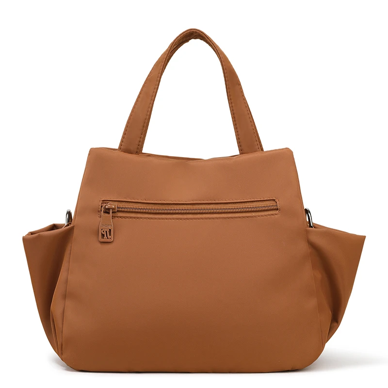Vintage Nylon Umhängetasche für Damen, Retro-Mode Schulterhandtasche, leichte Handtasche, Trendige Alltags-Pendler-Accessoire – Detail 3