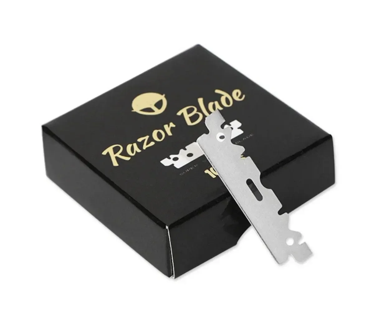30/50/100 قطعة شفرة حلاقة من جانب واحد رجالي شفرات حلاقة من الفولاذ المقاوم للصدأ ماكينة حلاقة يدوية شفرة حلاقة أدوات حلاقة