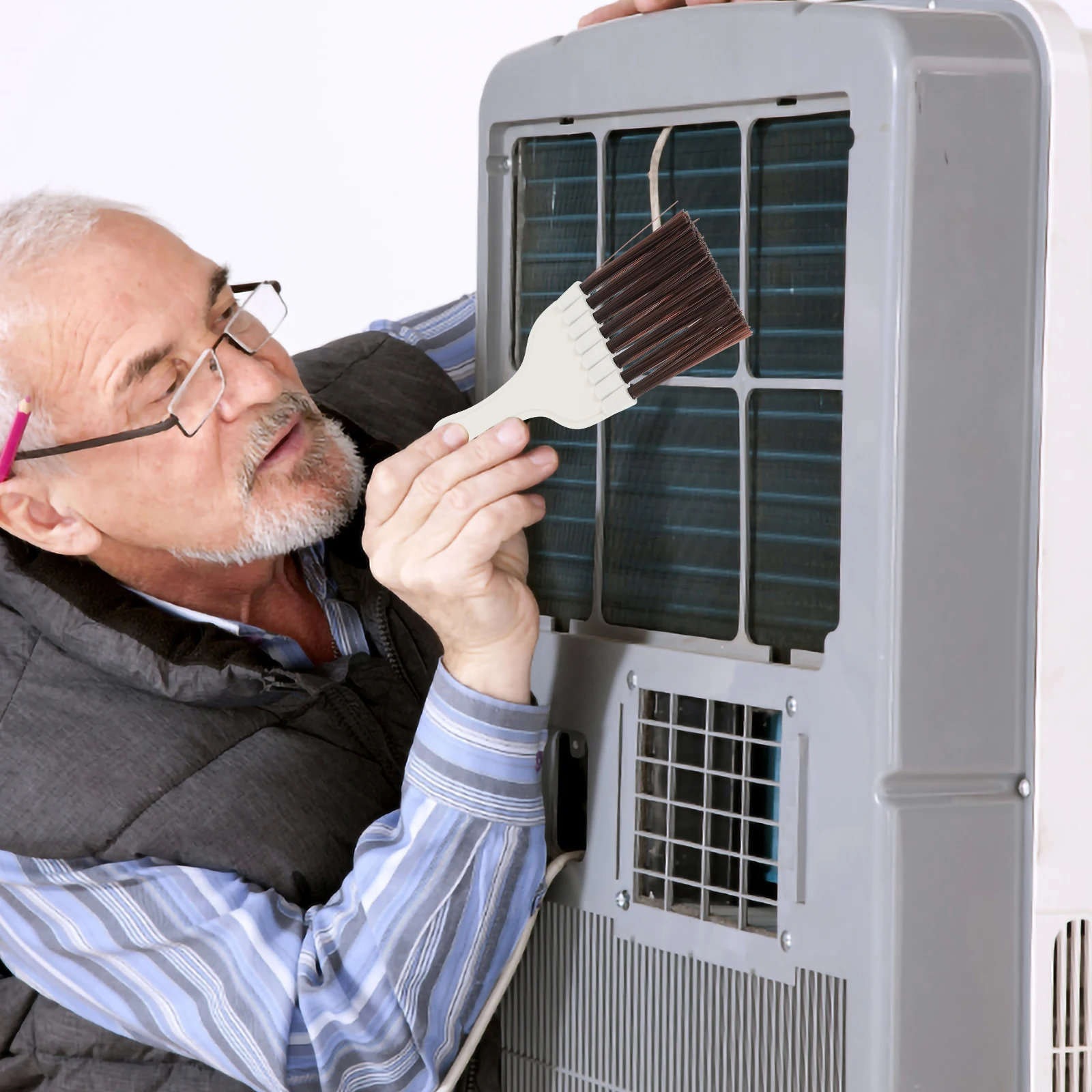 

1Set Fin Comb for Air Conditioner Cleaning and Straightening Tool Ac Condenser Coil Radiator Fin Brush Set Radiator Brush