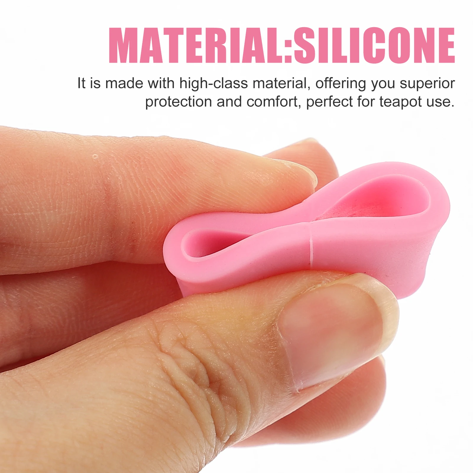 

2pcs Dustproof Scaldproof Teapot Spout Plug Anti Leak Silicone Cover Protective Sleeve Kitchen Bar Utensils Tea Accessories