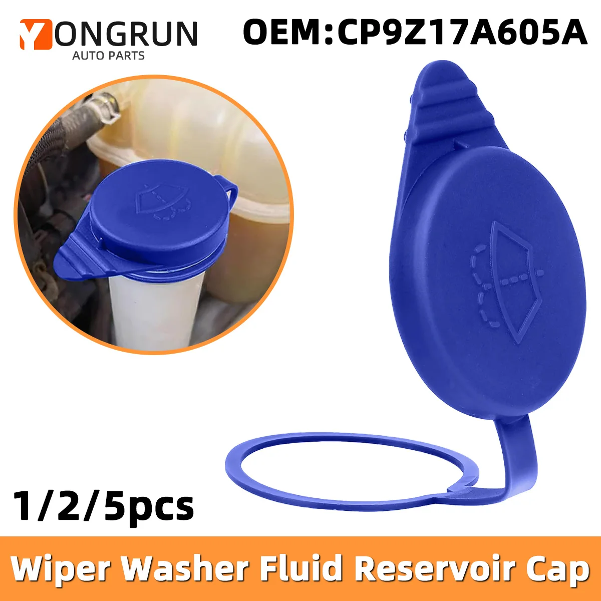 Wasserspeicherkappe für die Windschutzscheibe, passend für Ford Focus MK3 2012-2018 Transit Connect 2018-2020, CP9Z-17A605A, KT1Z17632A, Zubehör – Detail 1