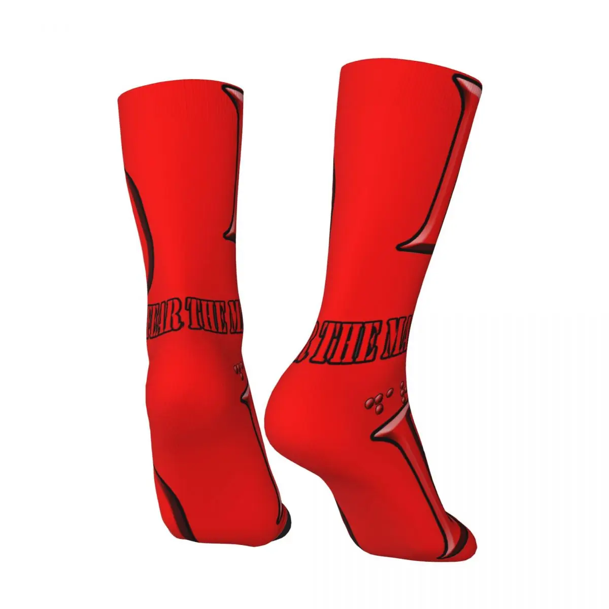 Hip Hop Vintage The Man Without Fear Crazy Men's compression Socks Unisex Marvel Daredevil Harajuku Seamless Printed Funny