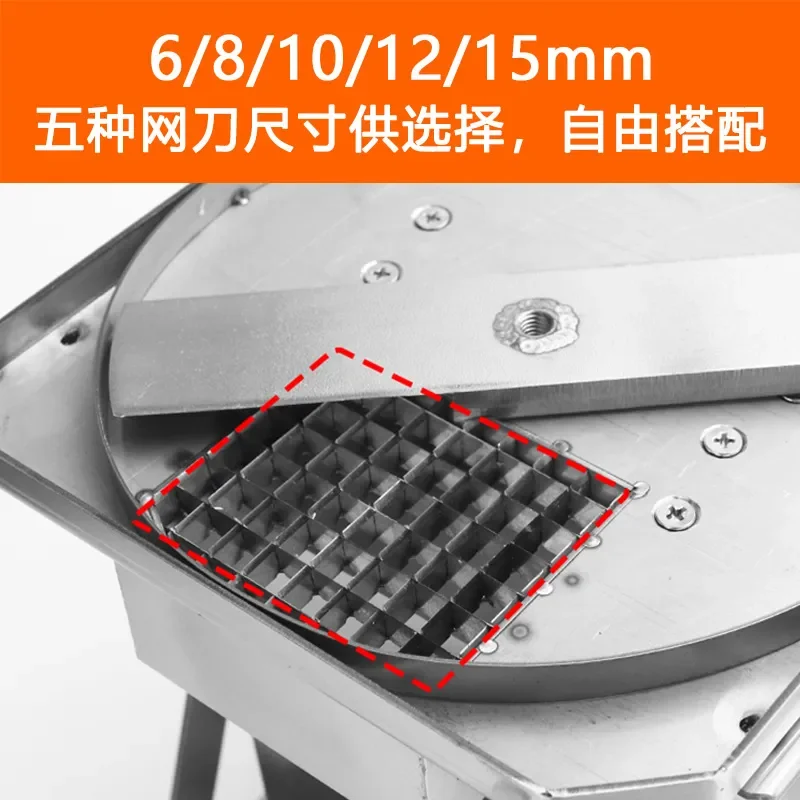 for Cross-border automatic dicing machine Commercial small stainless steel canteen granulation artifact Fruit and vegetable
