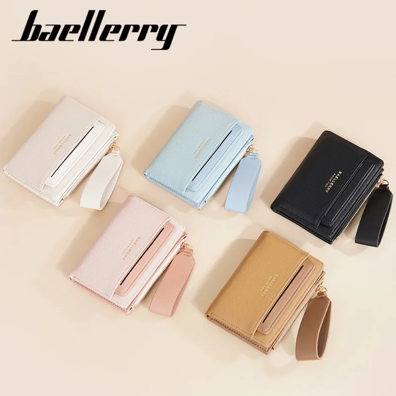 Baellerry Luxury Brand Women Noble Wallet PU Leather Slim Female Multi-card Short Wallets Purse Holders for Women