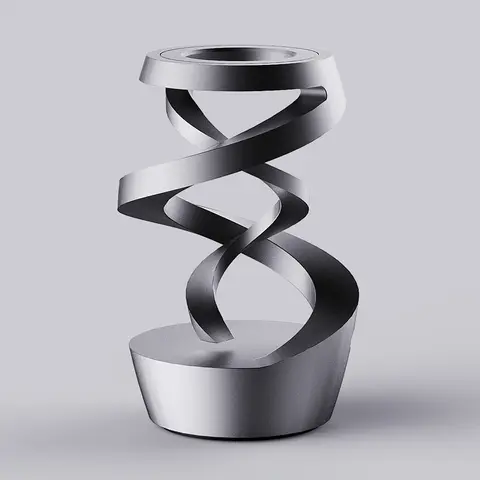 Metal anti-gravity levitating gyro decompression toy desktop levitating rotating pendulum decompression artifact fingertip gyro