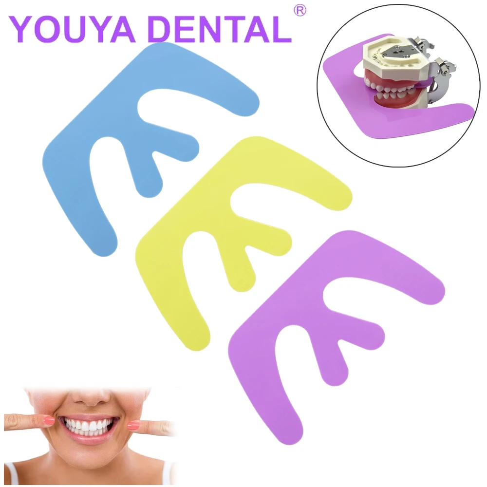 

1Pcs Dental Orthodontic 3D Occlusal Maxillary Casting Jaw Plane Plate Complete Denture Plastic Jaw Plate Dentistry Tool