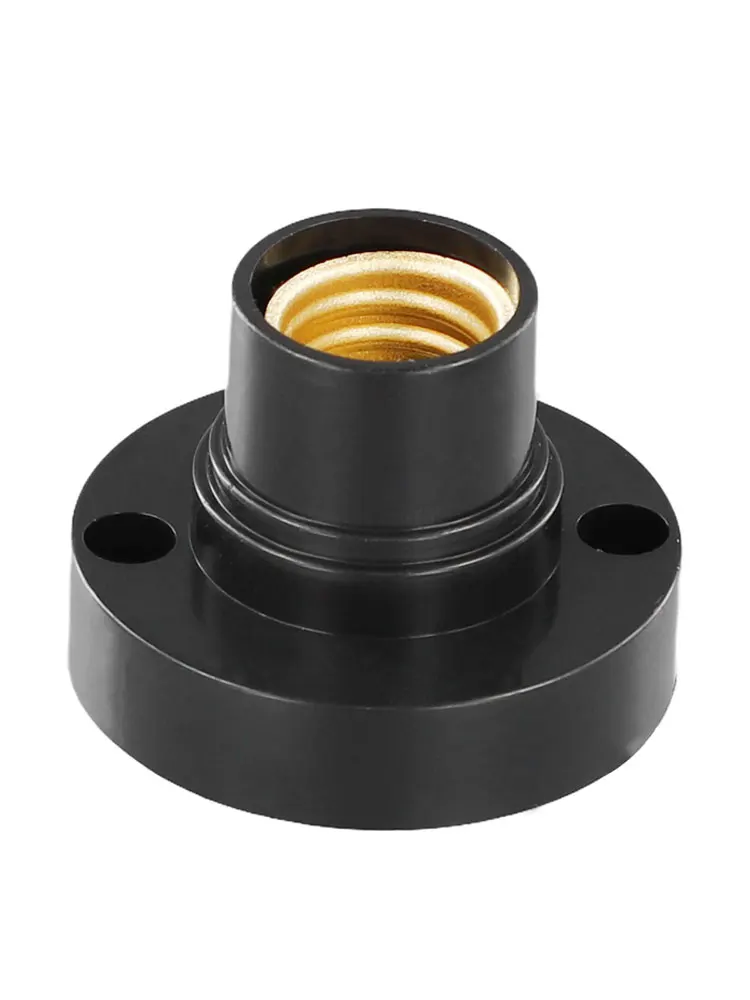 قاعدة E14 حامل مصباح المسمار المقبس 100-230 فولت 1 قطعة حامل تحديد قاعدة قاعدة مسطحة حامل مصباح PBT + مصابيح معدنية أضواء #3