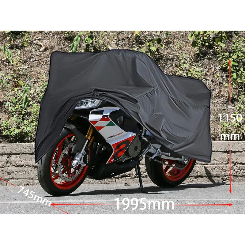 

For Aprilia RS 660 motorcycle cover Full car Sun protection dust no ear thickened Oxford cloth rain cover Motorcycle