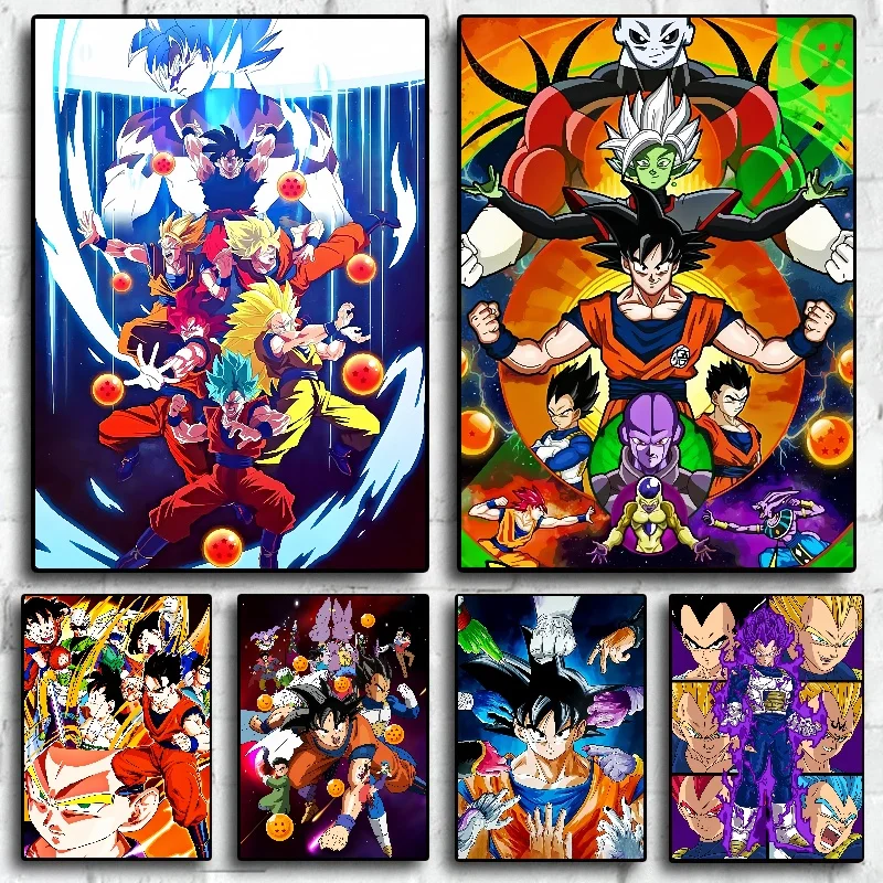 Bandai Anime Dragon Ball HD Canvas No Frame Wall Decoration Painting Picture Poster Decorative Removable Living Room Art Print