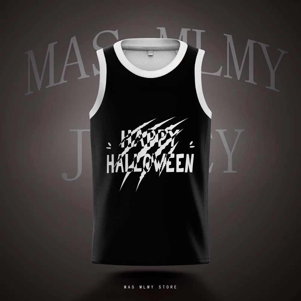 

"Happy Halloween" Themed Claw Mark Adult Youth Kids Costume Presents Quick Drying Breathable Digital Printed Jersey