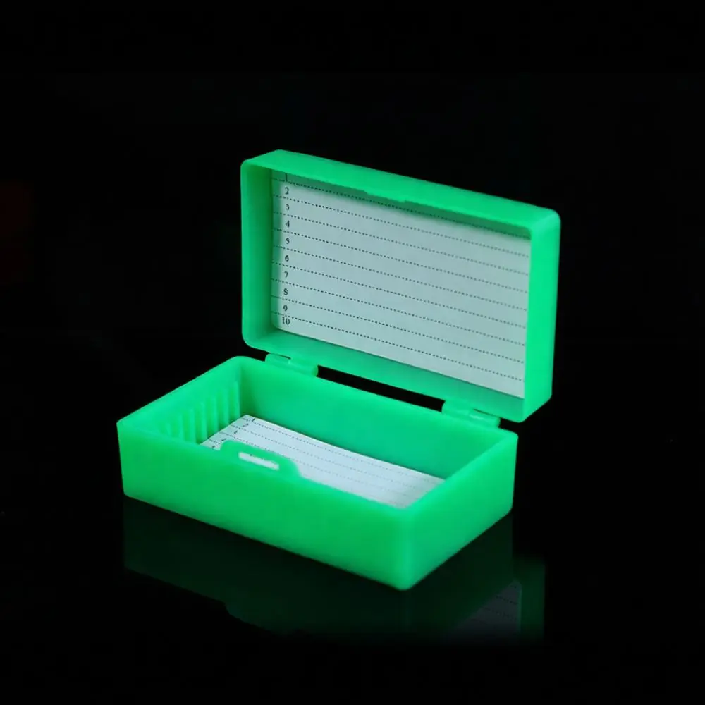 Microscope Slide Holder Box Laboratory Pathology Specimen Storage Container Organizer Case Secure Buckle For Science Research