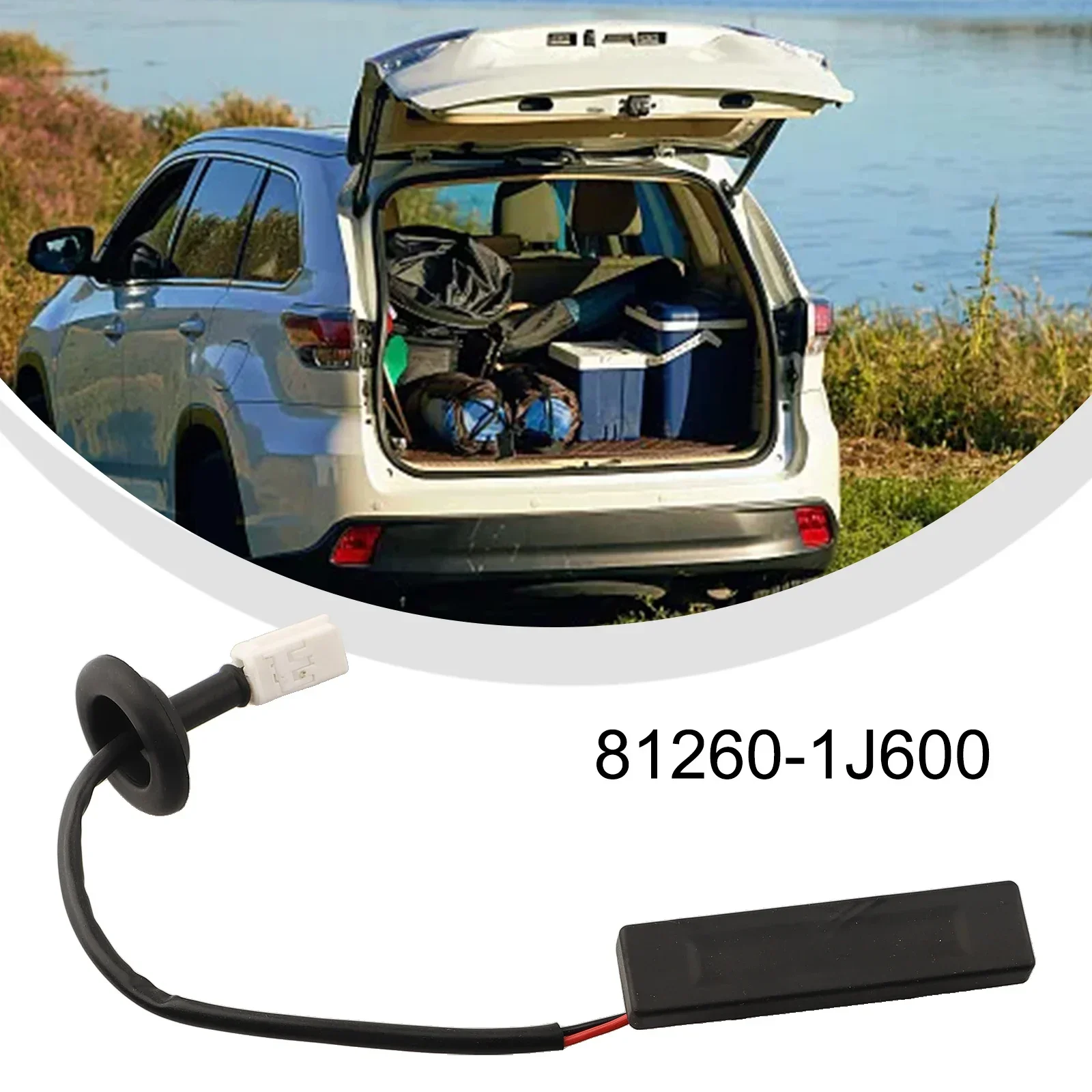 Car Trunk Switch Boot Release Switch Quick Installation Wear-resistant Direct Installation Made Of ABS Car Trunk Tailgate