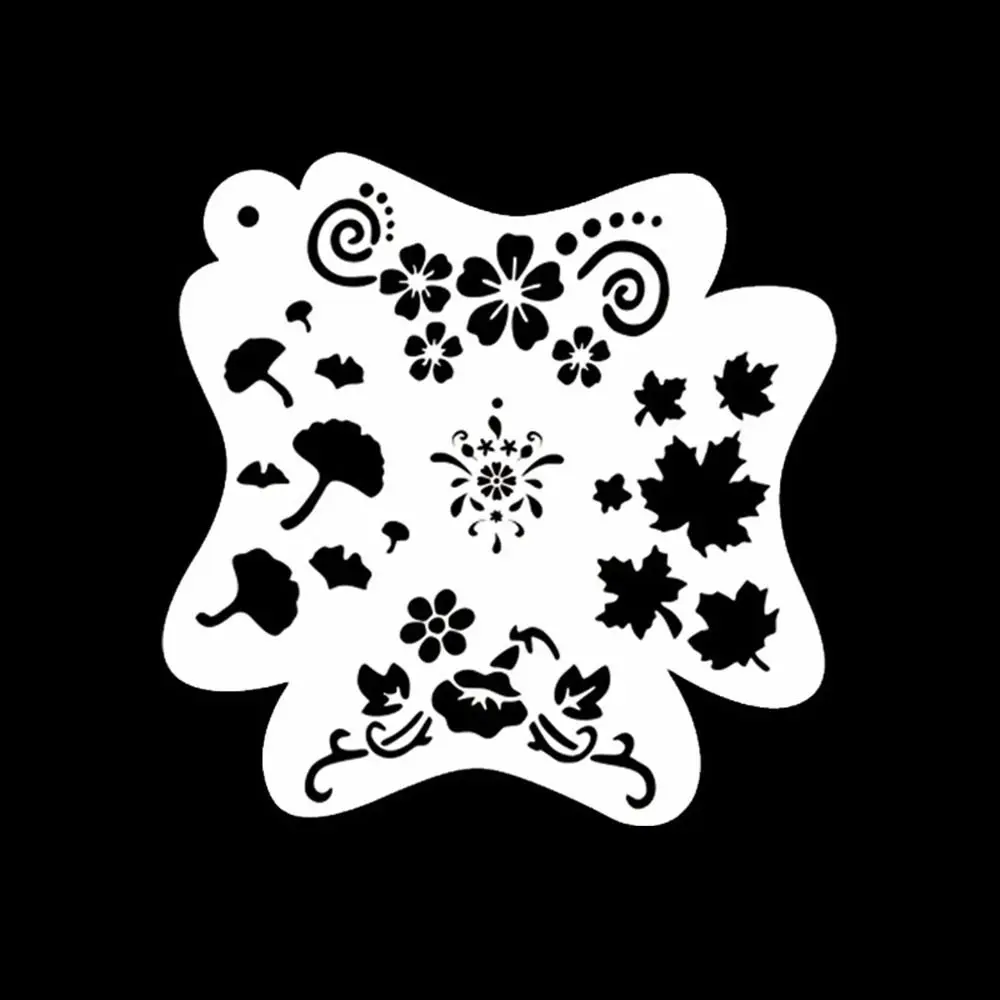 Face Paint Stencils Professional Body Art Paint Stencils Reusable for Adults Kids Easily Use Templates for Parties Makeup Tools