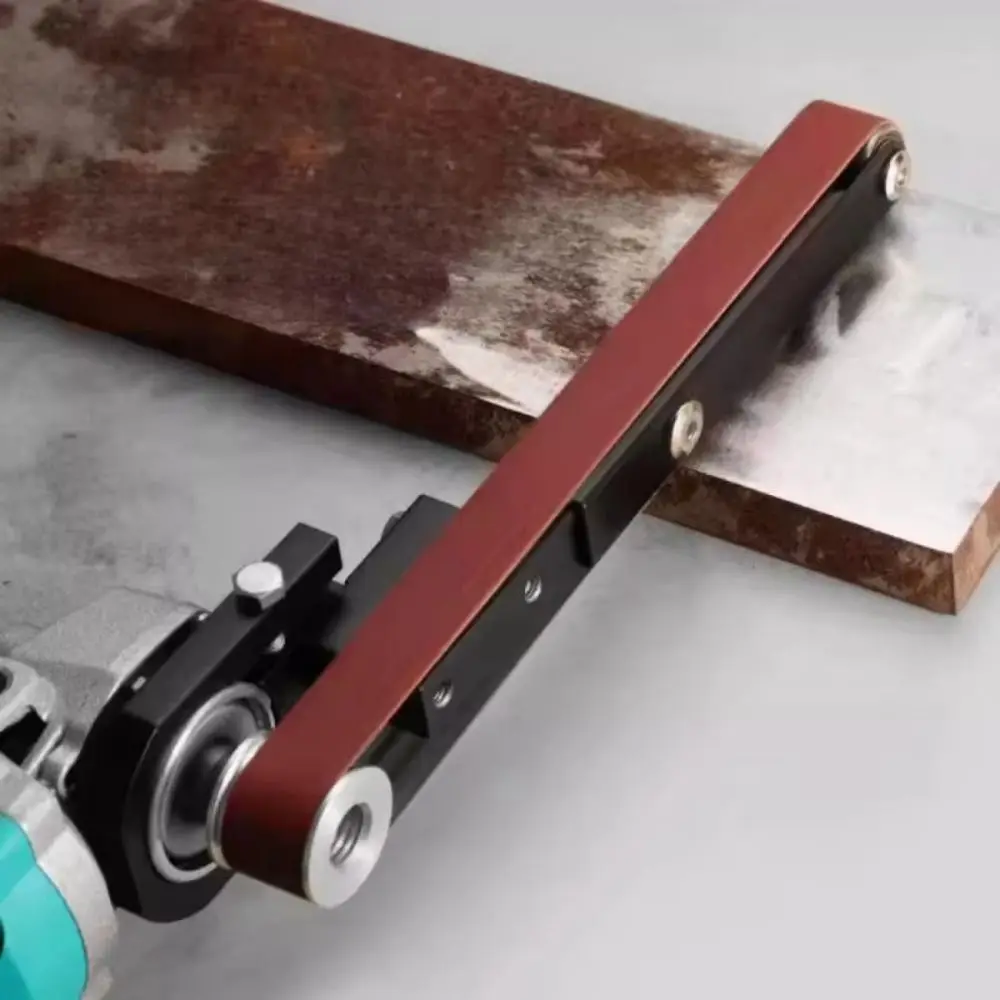 Multi Function Belt Sander Attachment Replace The Angle Grinder Low Noise Pipe Tube Bracket High Stability