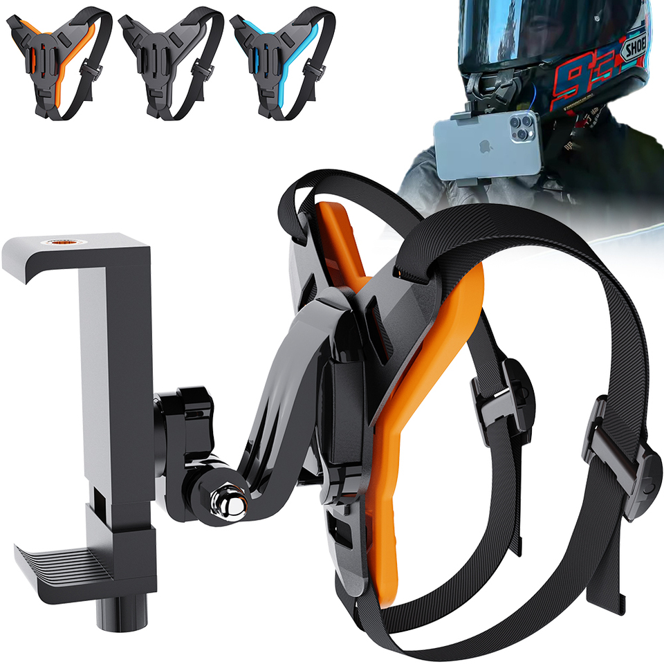 Motorcycle Helmet Phone Stand Mount Holder For GoPro Hero Insta360 Action Sports Camera Holder Motorcycle Camera Accessories 