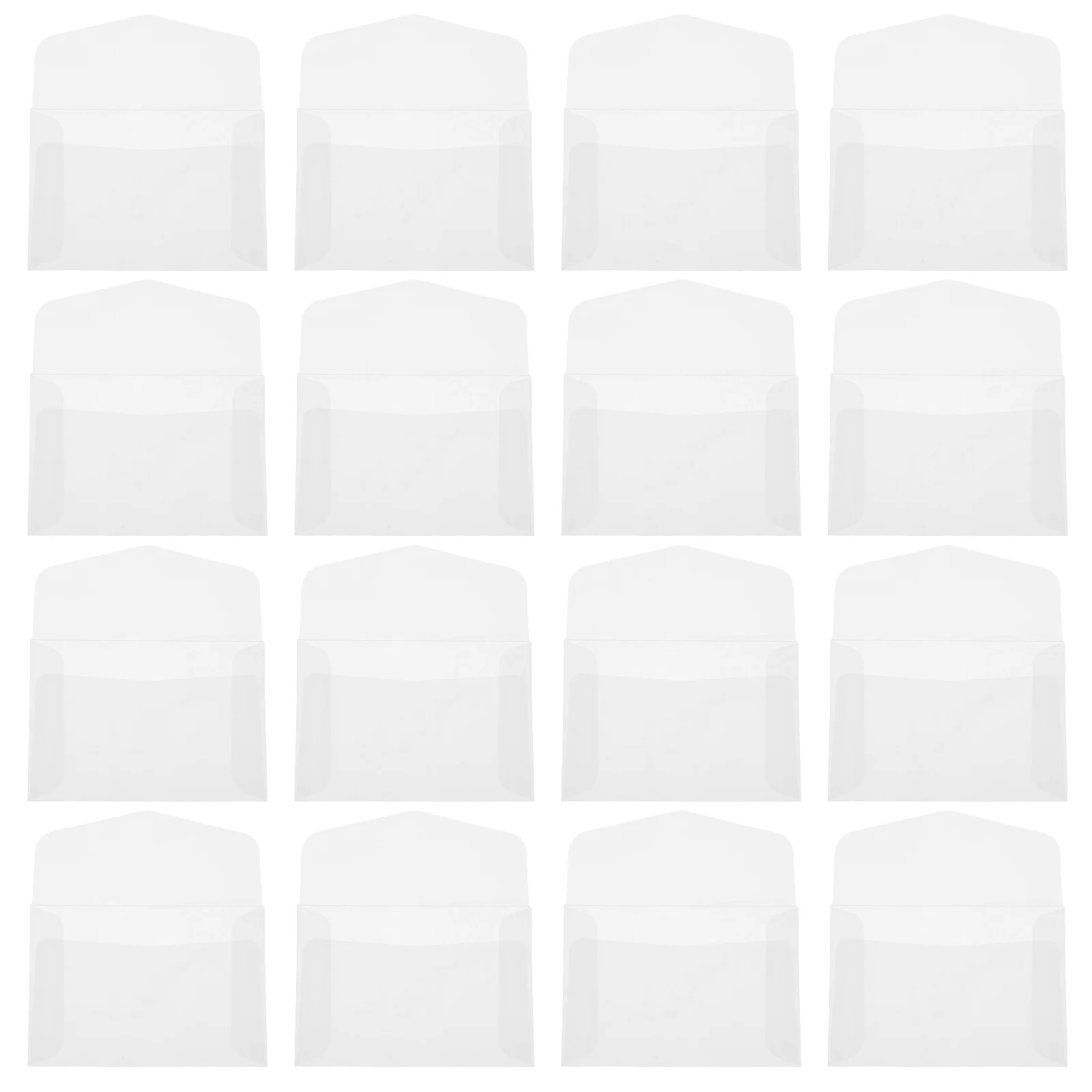 

25 шт., маленькие стеклянные конверты из полупрозрачной бумаги для монет, значки, прозрачные сумки, сумки для свадебных приглашений, мини-конверты