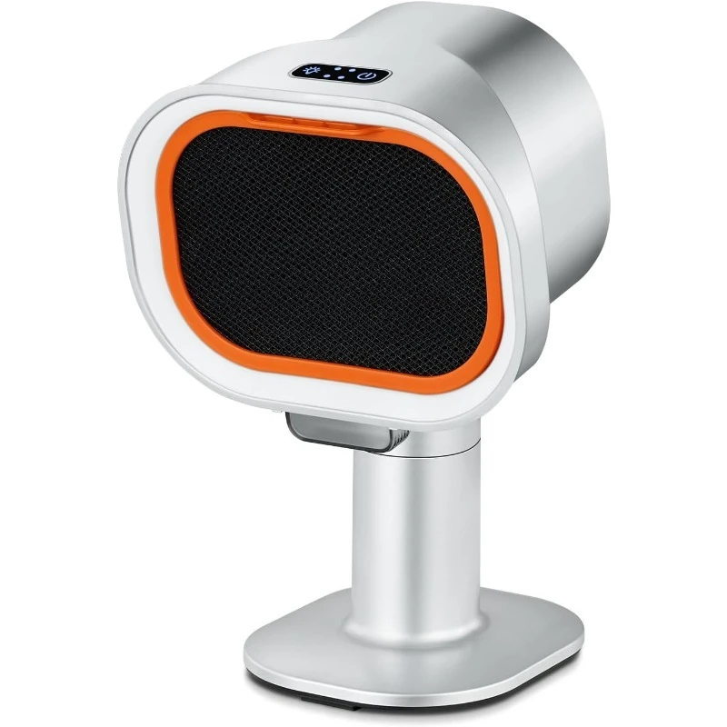 Campana extractora portátil: extractor de aire ajustable de 4 velocidades con altura telescópica y 40 ° Inclinación de bajo ruido 52dB, calibre grande