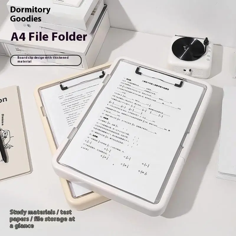 

Multi-functional A4 Folder With Large Capacity – Simple Korean-style Document Organizer And File Storage Box