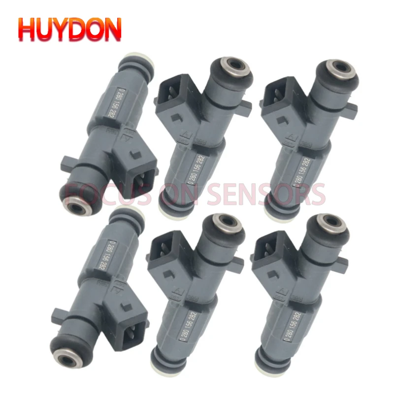 6PCS 0280156282 Kraftstoff Injektor Für Volkswagen Santana 3000 Passat B5 Bsa Chery Qq 1,0 Auto Ersatz Zubehör