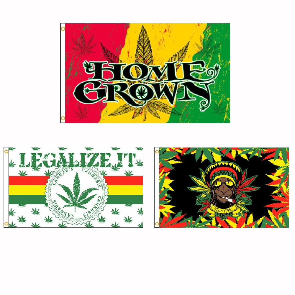 FLAGLINK 90x150 CM Egalize Smoke Home Crown Smoke Indians Smoke Flag For Decoration