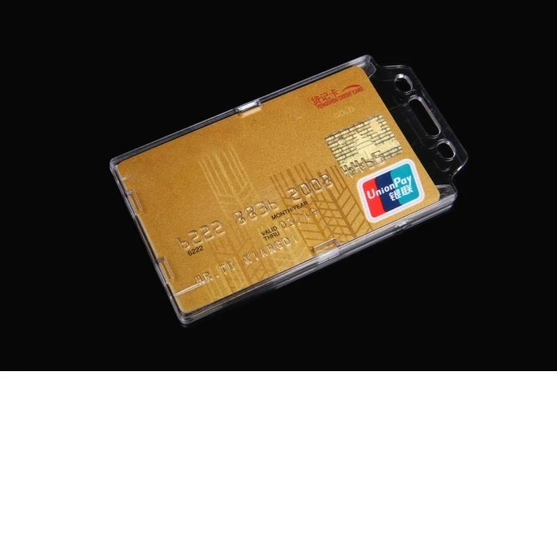 

HX6A акриловая обложка для удостоверения личности для медсестер, персонала больницы, прозрачная карточка для водительских прав,