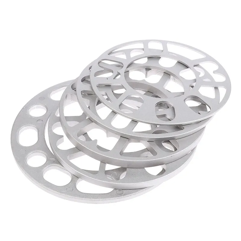 1PC Aluminum Universal Car Wheel Spacer Shims Plate 3mm 5mm 6mm 8mm 10mm Fit 4x100 4x114.3 5x100 5x108 5x114.3 5x120