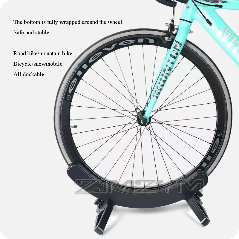 Anti-Slip Bicycle Parking Rack Adjustable Road Mountain Bike Tire Fixing Support Detachable Cycling Storage Display Repair Stand