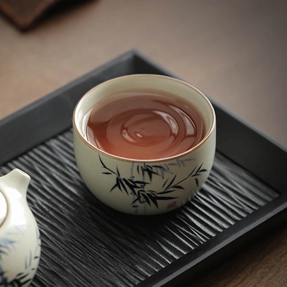 Large Chinese Tea Cup Handleless Japanese Tea Cup For Tea Lovers