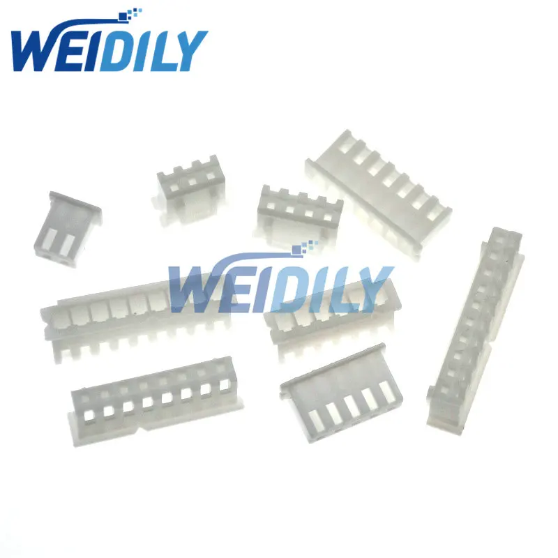 50PCS XH2.54 Connector 2.54mm Pitch Header Terminal Male Pin Straight/Right Angle Needle Female Housing XH-2P3P4P5P6P7P8P9P10P