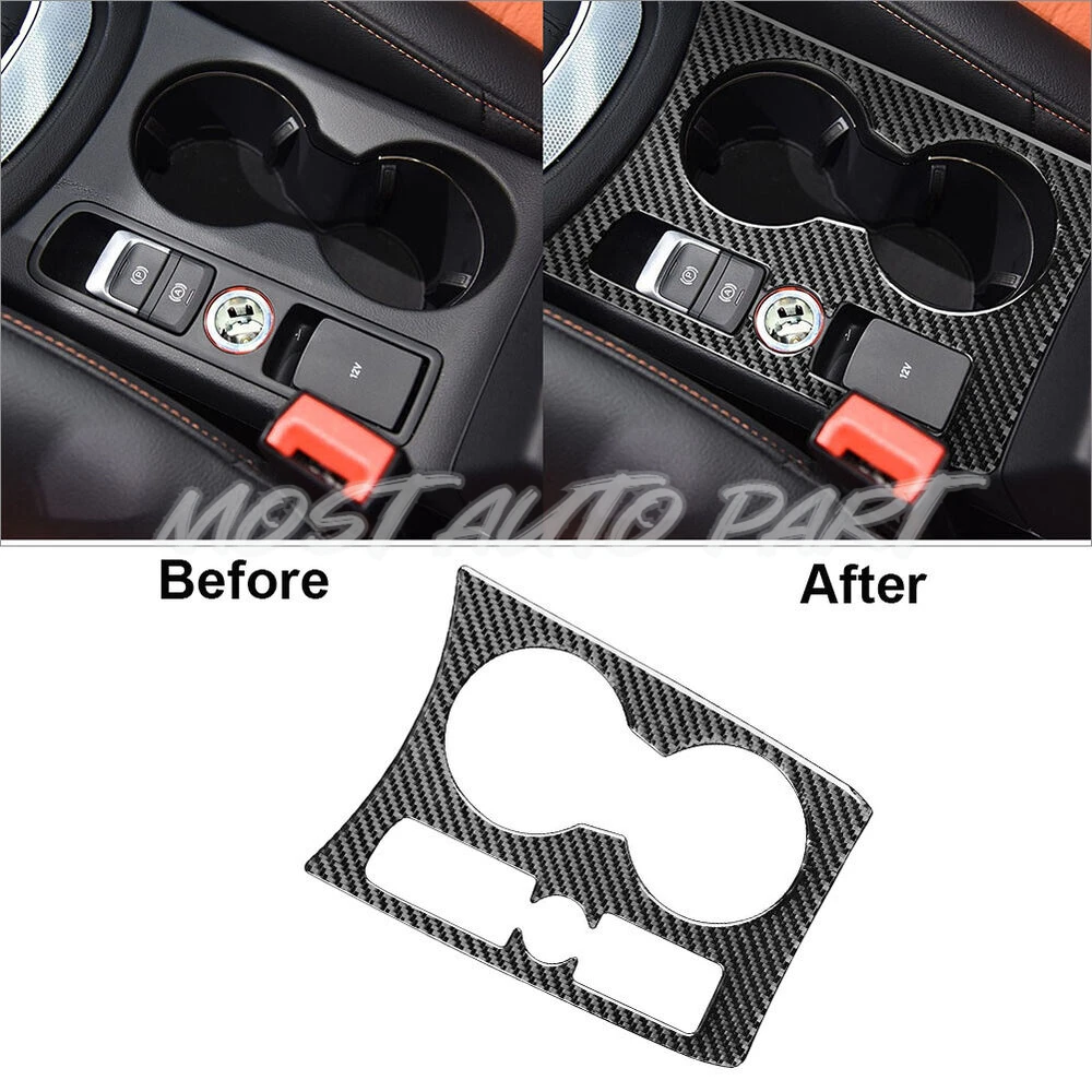 

Soft Carbon Fiber Interior Accessories Kit Cover Trim For Audi Q3 2013-2018 11pcs Interior Whole Kit