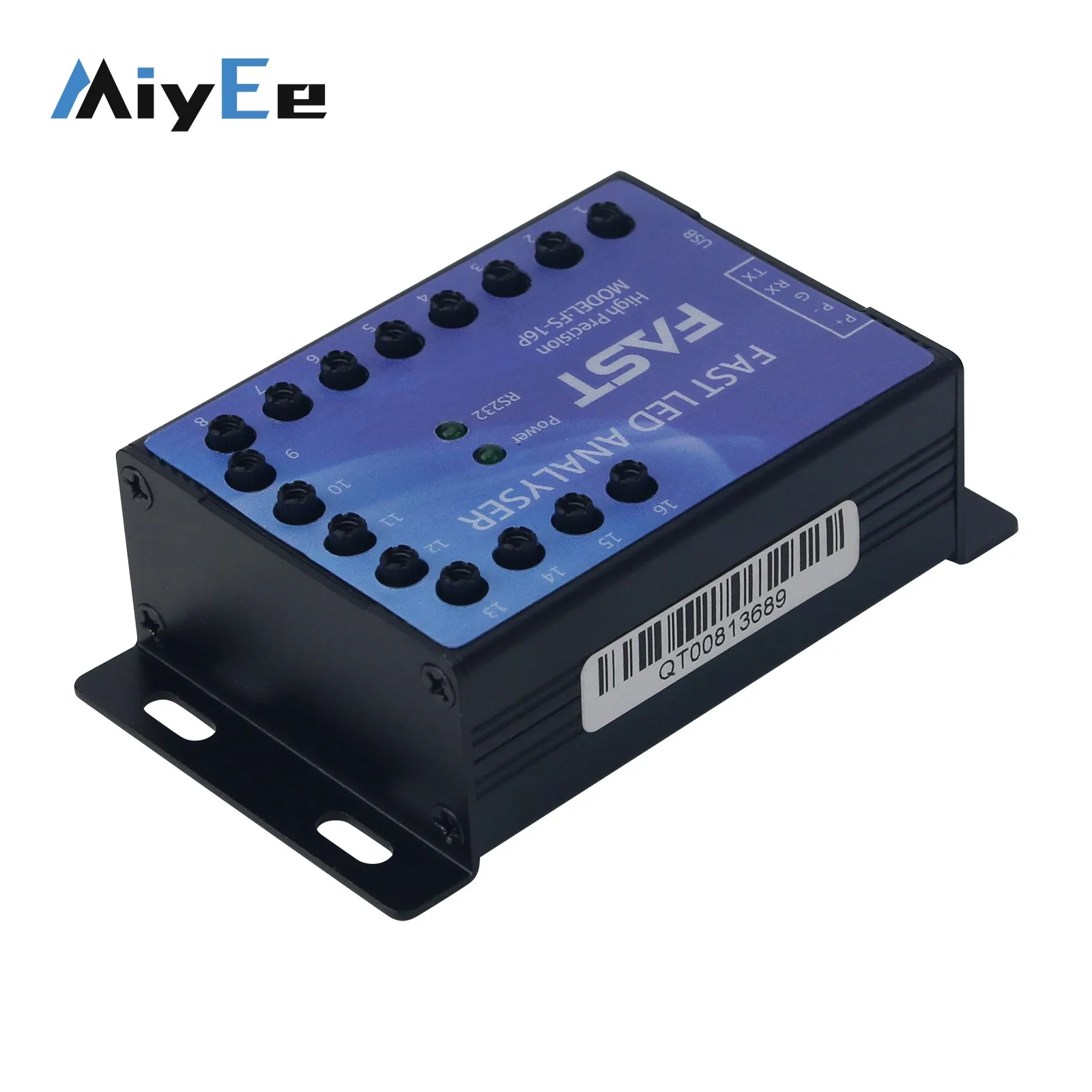 16-Channel High Precision Calibration Fast LED Analyzer HSI/RGB/XY Chroma/Main Wavelength LED Tester