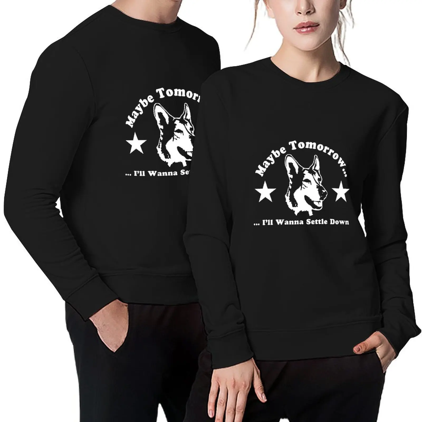 

The Littlest Dog Shiloh Shepherd Pullover anime clothes mens clothing men's coat clothes for men winter man sweatshirt