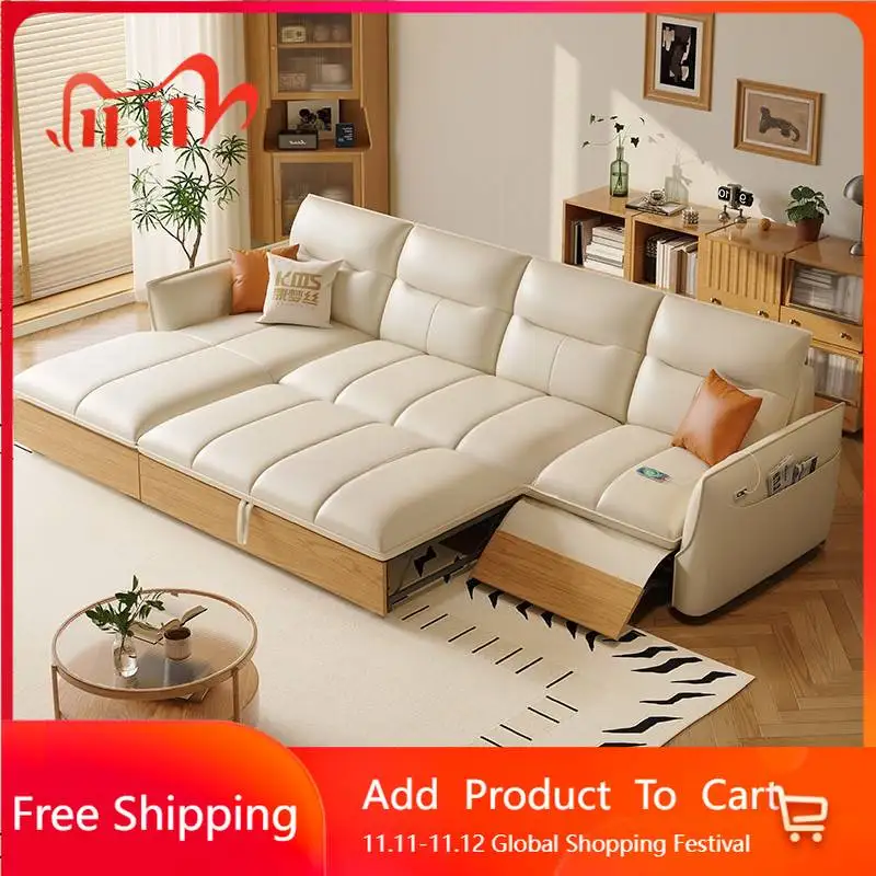 

Aesthetic High Back Sofa Genuine Leather Electric Designer Reclining Sofa Modern Luxury Sofas Skincare Muebles Unique Furniture