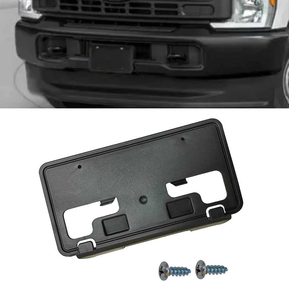 

PC3Z-17A385-AA Car Front Bumper License Plate Bracket for Ford F250 F350 Super Duty 2023 Auto Part Car license plate accessories