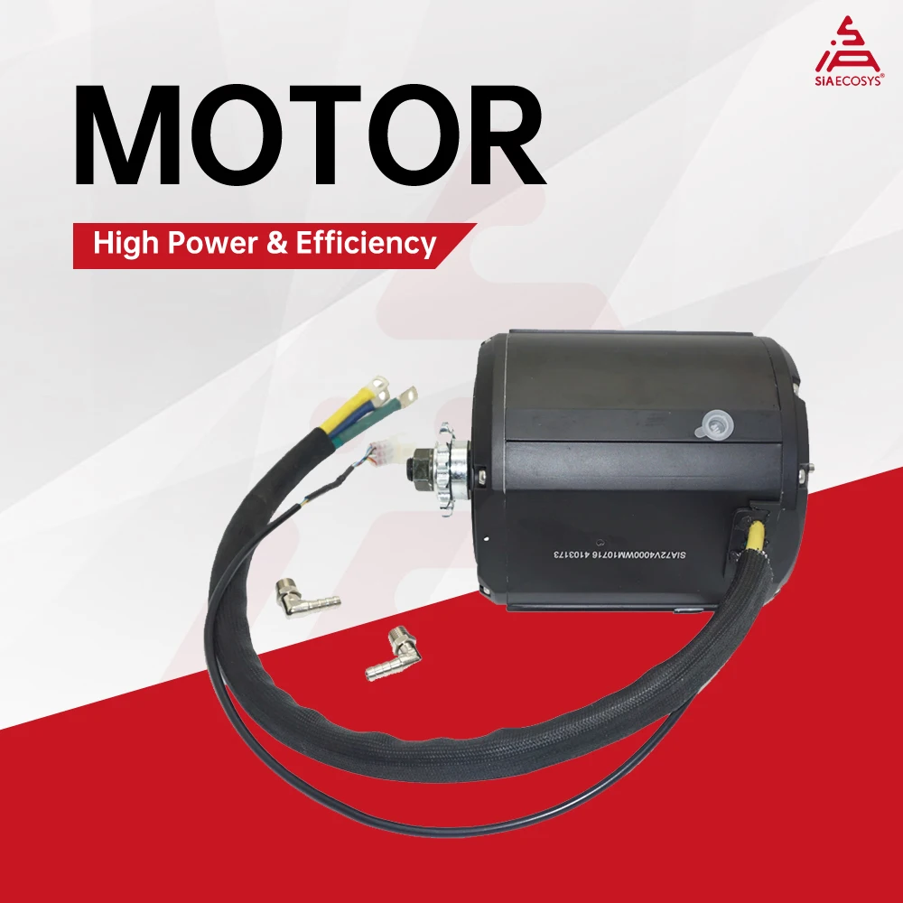 Electric Motorcycle Motor QS138 4000W 90H High Speed Motorcycle Mid Drive Motor Liquid Cooled Motors