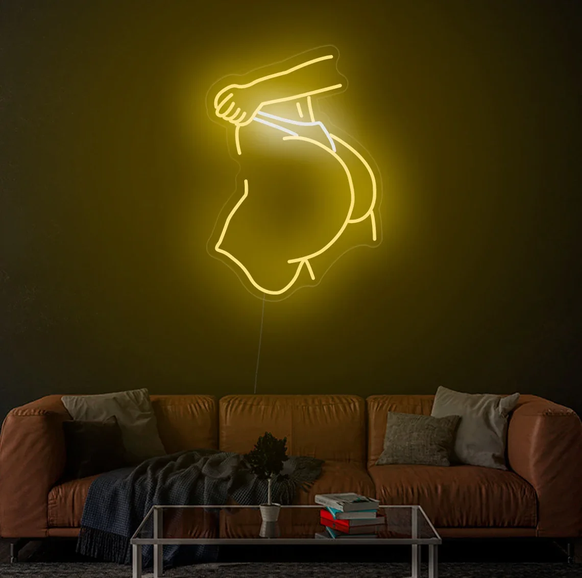 Lady Back Neon Sign Dimmable Lady Neon Signs for Man Cave Bedroom Neon Woman Sign Girl Neon Home Bar Decor