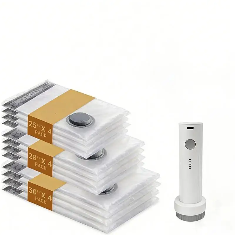 

Набор из 15 беспроводных компрессионных пакетов для путешествий: портативное вакуумное хранение для экономии места, для одежды и багажа