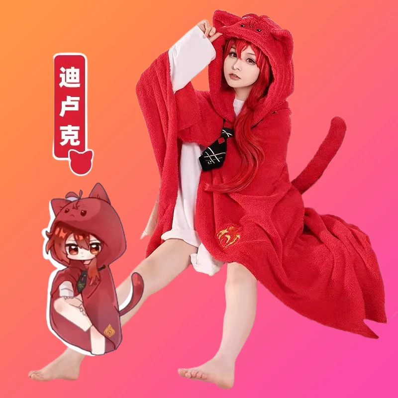 Genshin Impact Nap Blanket Elf Poncho Facecloth Lazy Cape Shawl Cos Secondary Periphery Zhongli Air Conditioning Blanket