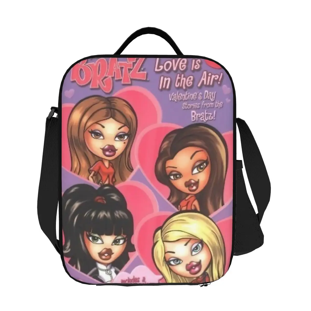 

Custom Bratz Rock Angelz Lunch Bag Men Women Cooler Warm Insulated Lunch Box for Kids School Children