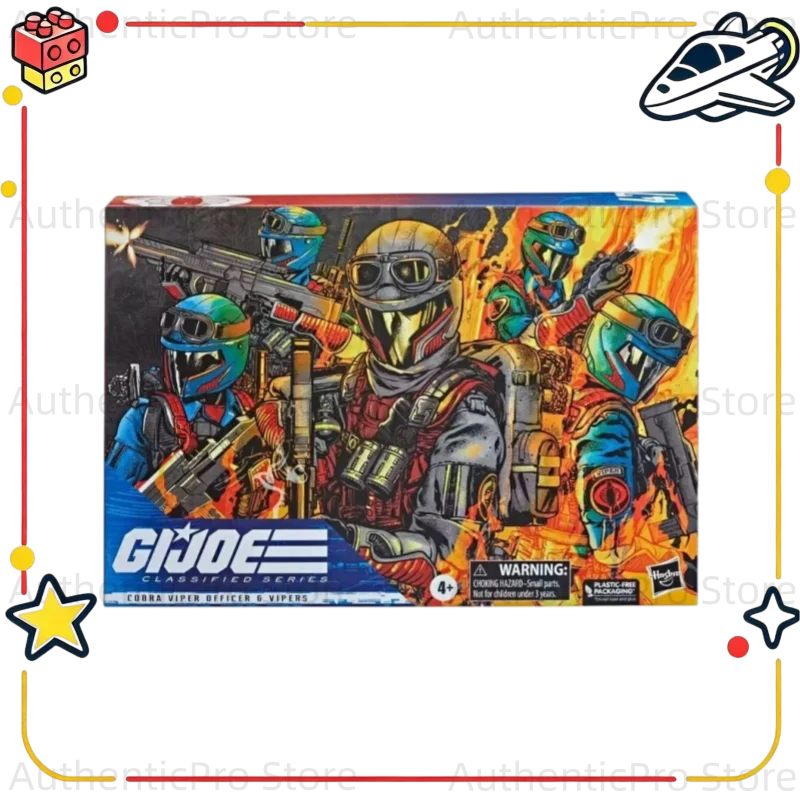 【In Stock】Original Hasbro G.I. Joe Classified Series #47 Cobra Viper Officer & Vipers Action Figure Toy Model Gift&Collection