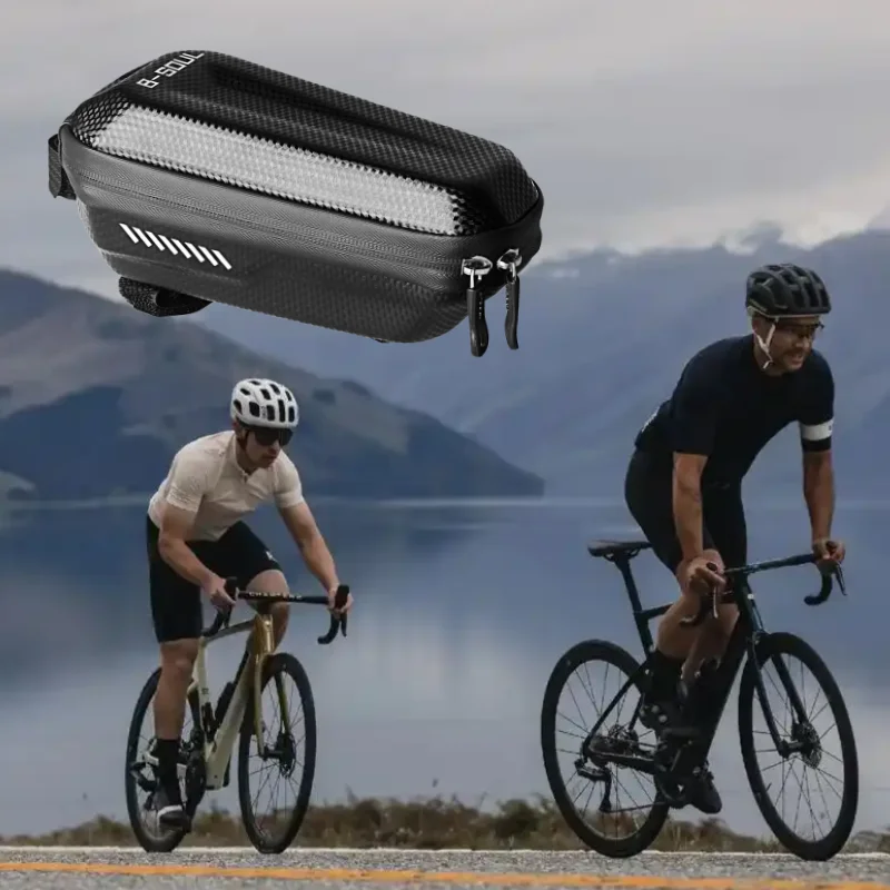 ESLNF EVA Bicycle Top Tube Bag 3D Stereo Rainproof Bike Bag for Mountain/Road Bikes Bicycle Bag