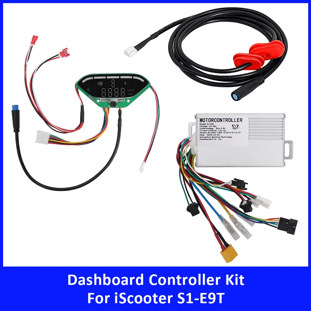 

17A 36V 350W комплект контроллера приборной панели для S1-E9T, аксессуары для электрического скутера, контроллер, панель дисплея, комплект соединительных проводов, детали
