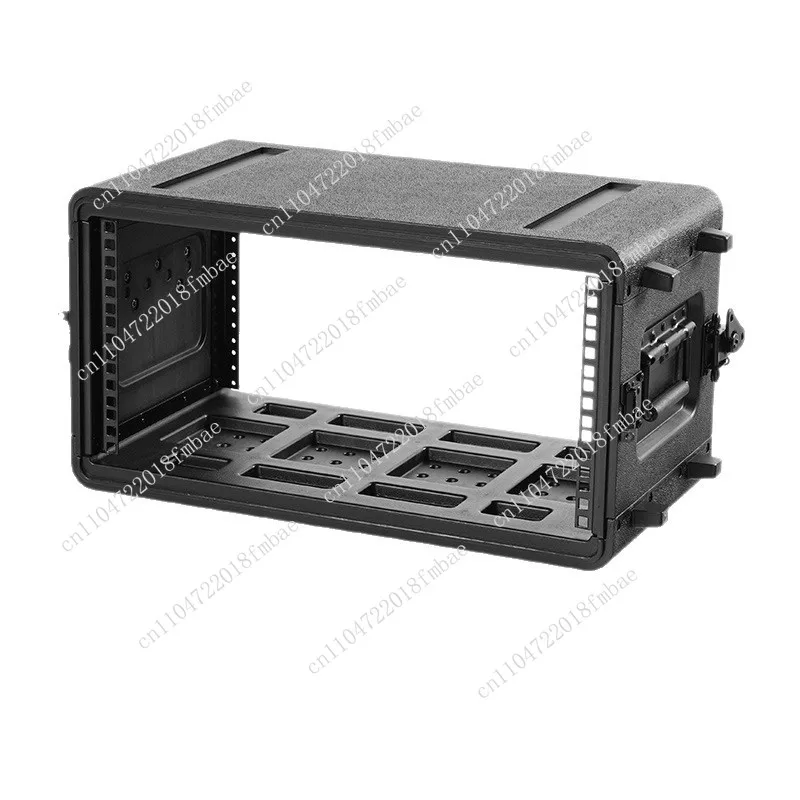 Estuche de Transporte Resistente 3U - Gabinete Rack de ABS a Prueba de Golpes para Amplificadores y Procesadores de Gira, Estuche de Audio Profesional para Viajes