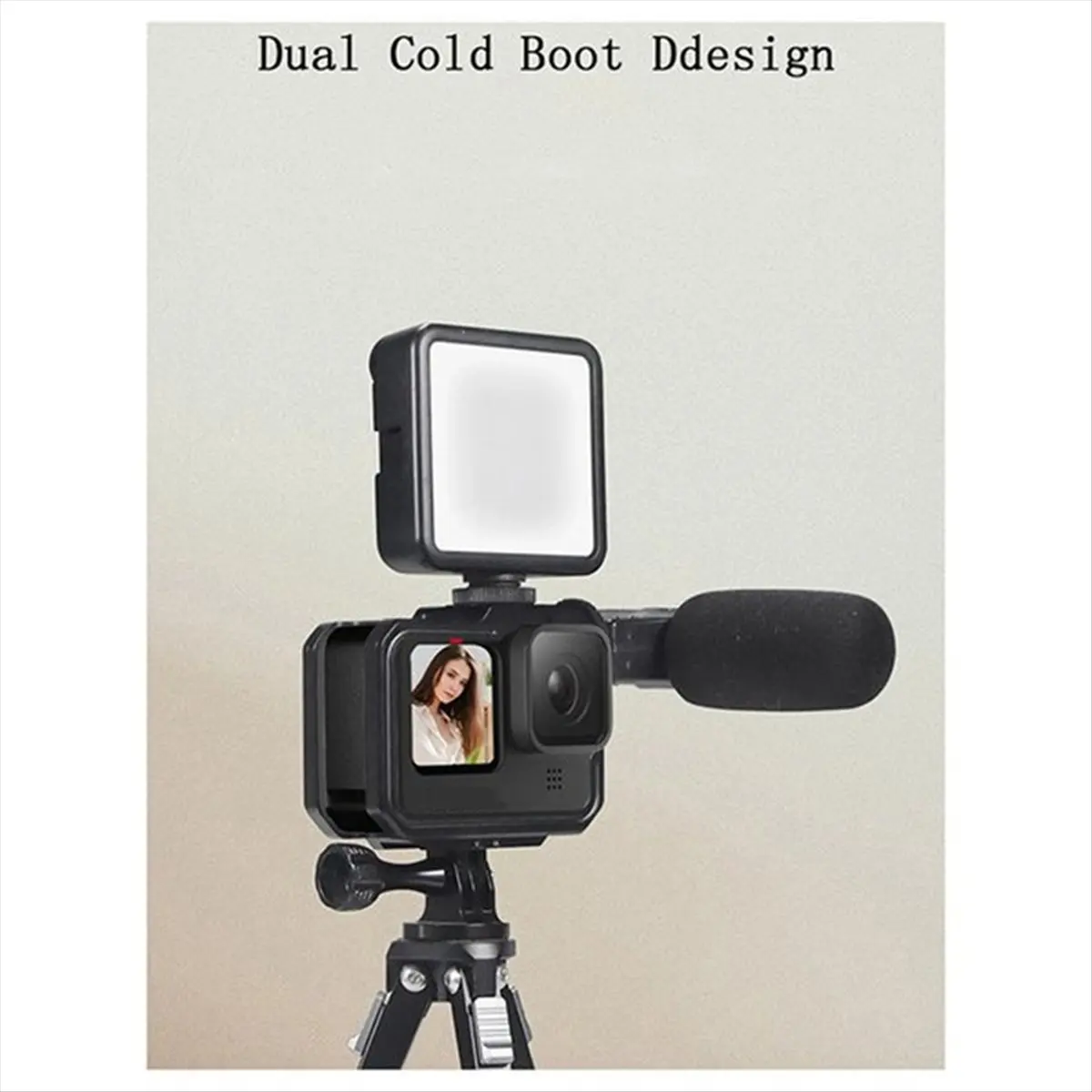 Suitable Rabbit Cage Kit for GoPro 12/13 Cage Quick Release Mount Full Protective Frame Case Accessories