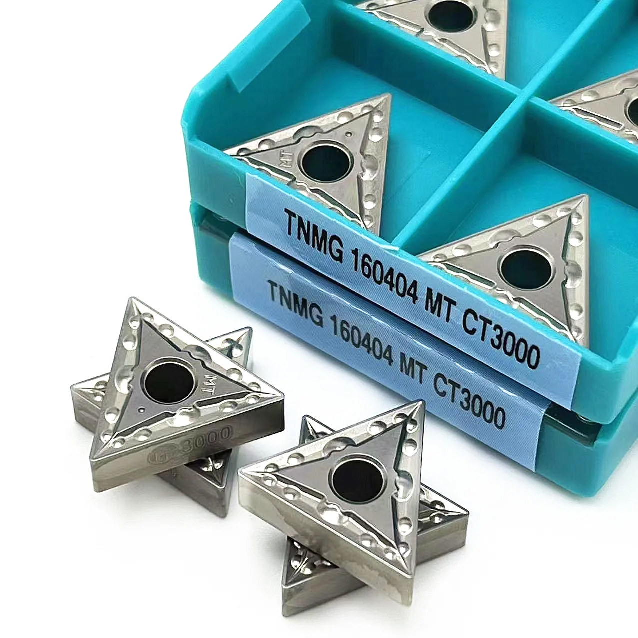Alta calidad TNMG160404 TNMG160408 MT CT3000 herramientas de torneado externo inserto de carburo TNMG 160408 insertos de herramientas de torno de Metal TNMG