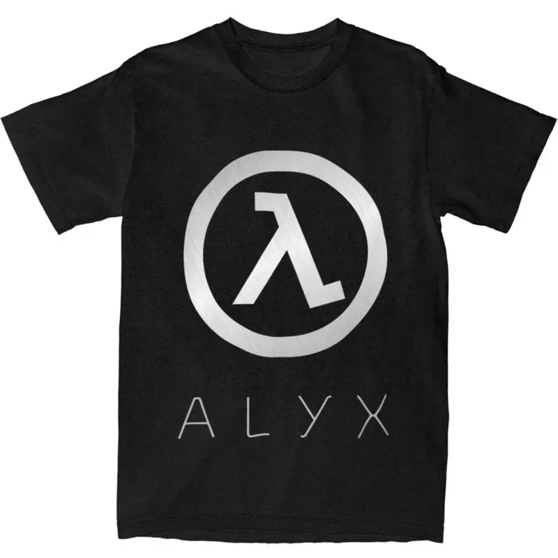 Half Life Alyx T-Shirt video game Trending T-Shirts Short-Sleeve Y2K Casual Tshirt Summer Cotton O Neck 4XL 5XL 6XL Clothing