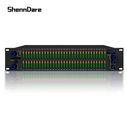 Shenndare Professional Digital Equalizador 31 Bands Graphic Audio Equalizer Processor For Stage DJ Karaoke Speaker Managemen