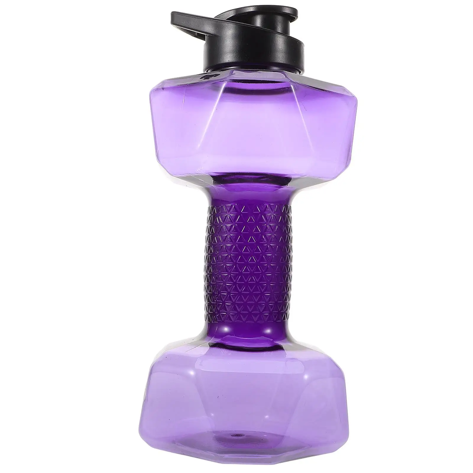 

Large Capacity Dumbbell Kettle Sports Water Bottle Shaped Organizer for Gym PP Safe Fitness Drinking Bottle